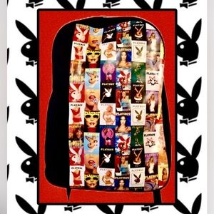 PLAYBOY Colorful Collage Backpack